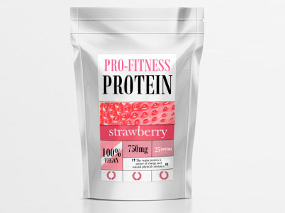 PROFITNESS PROTEIN -strawberry flavour- Packaging