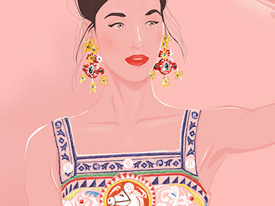 Ilustración de moda